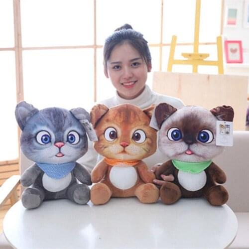 20cm Kawaii Plush Toys Plushie Cat Stuffed Animal Kids Soft Toy Cat Doll Toys for Girls Gifts Present
