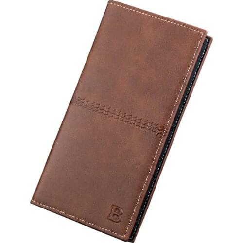 Men Long Wallet Vintage Multi-card Hand Holding Purse Credit Card Holder Organizer New