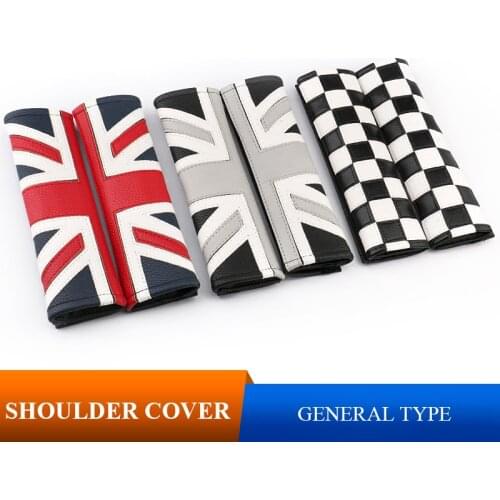 Soft Plush Seat Belt Cover Pad Shoulder For BMW MINI Cooper JCW One S Countryman Clubman F55 F56 F60 R60 R56 R55 Car Accessories