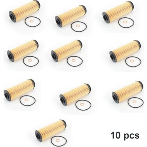 Oil Filter set For BMW X3 X4 X5 X6 X7 F20 F21 F22 F23 F30 F31 F32 11428583898 2015 2016 2017 2018 10 pcs