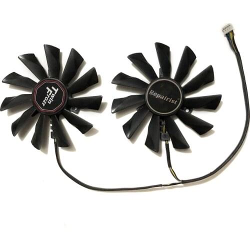 2pcs/lot 95mm Computer graphics Card Cooler fan For MSI TWIN FROZR IV For Radeon HD 7850 VGA Video cards Cooling