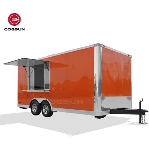 Outdoor mobile street ice cream food truck food cart china factory mobile food trailer for sale