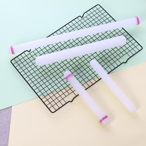 Non Stick Plastic Rolling Pin DIY Fondant Cake Dough Roller Pizza Pie Pastries Baking Pastry Tool Kitchen Accessories