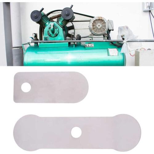 10Pcs Aluminum Sheet Valve Plate Air Compressor Silent Oil Free Machine Aluminum Accessories Replacement