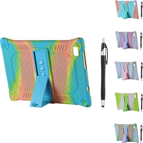 Case for Teclast M40 P20HD 10.1 Inch Tablet Silicone Case Adjustable Tablet Stand with Pen