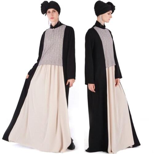 Modest dress for women islamic abaya muzułmańskie zestawy muslim dresses caftan mujer hicab elbiseleri turkey moroccan kaftan