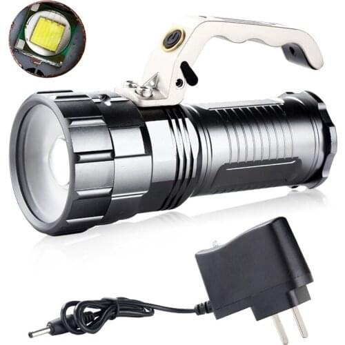 LED Flashlight Lamp 2000 Lumens T6 flashlight Portable Camping Cycling Lantern Hand Torch +AC Charger