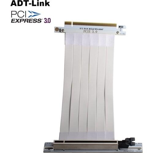 PCI- E 3.0 16X Graphics Card vertical kickstand/base ATX case Flexible Connector Cable Riser Card Extension Port Adapter for GPU