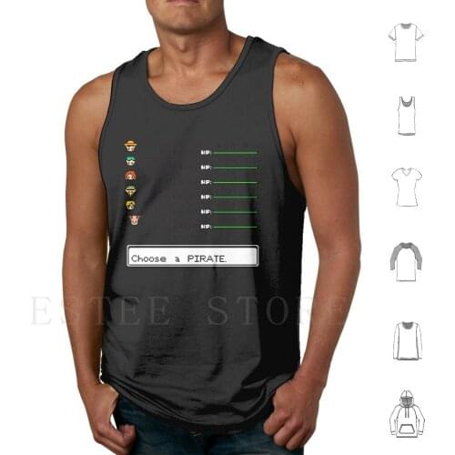 Choose A Pirate Tank Tops Vest Sleeveless Zoro Puffy Nami Usopp Sanji Chopper
