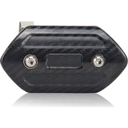 40-63mm Exhaust Muffler Cover Carbon Fiber Protector Heat Shield Cover Guard for Z250 Z900 R6 S1000RR ZX6R Scooter Pit Dirt Bike