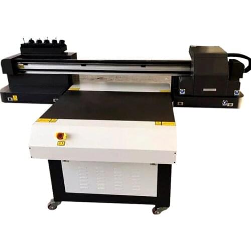 High quality cheap UV6090 printer for t-shirt Acrylic foam board with rotary system and 3 XP600 printhead UV flatbed printer