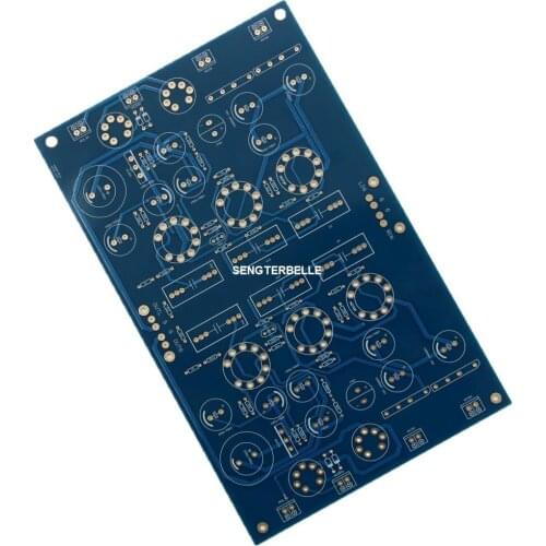 1PCS Hifi 12AX7 Stereo Tube Preamplifier Board PCB Base on France JP200 Preamp Circuit