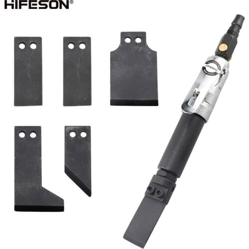 100C Pneumatic Shovel Mini Blade Air Scraper Knife Detachable Cutter Head Straight Type Rust Remover Pneumatic Chisel