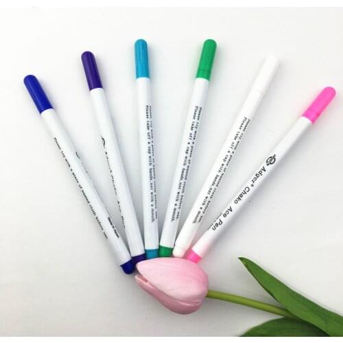 4Pcs Water Soluble Pens Cross Stitch Water Erasable Pencil Fabric Mark Pen DIY Fabric Marker Sewing Accessories Sewing Tool. Q