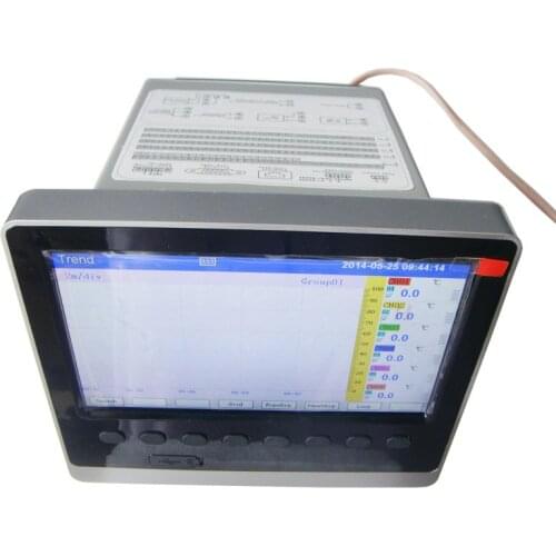 English Menu 2 Channel Paperless Recorder 4-20mA Input 220VAC