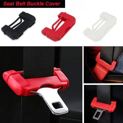 Car Styling Seat Safety Belt Buckle Silicon Protector Cover For Audi A3 A4 A5 A6 A7 A8 B6 B7 B8 C5 C6 TT Q3 Q5 Q7 S3 S4