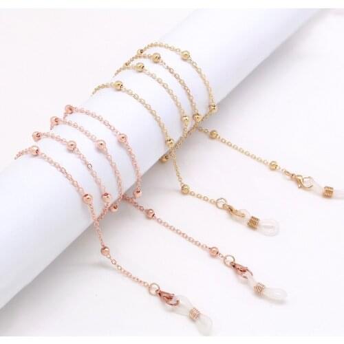 Fashion Glasses Chain Face Mask Chain Anti Slip Glasses Lanyard Twist Snake Bone Sunglasses Chain Women Eyewear Accessories