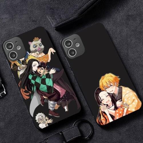 Demon Slayer anime Phone Case for iPhone 12 11 mini pro XS MAX XR 8 7 6 6S Plus X 5S SE 2020