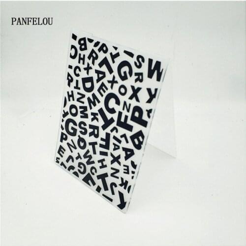 HOT plastic letter craft card making paper card album wedding decoration clip Embossing folders