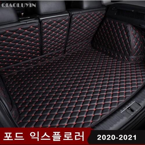 Custom Car Trunk Mat for Ford Explorer 2020 2021 Year Accessories Cargo Liner Boot Tray Mat Floor Carpet