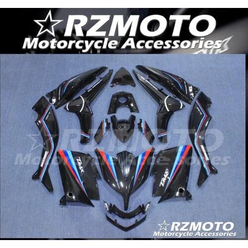 New ABS Motorcycle Fairing Kits Fit For Yamaha TMAX530 Tmax 530 2015 2016 15 16 T-MAX tmax530 Bodywork Set Custom Black Red