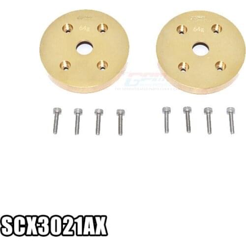 Front and rear universal cup outer lids for weight-bearing models (2 lids) for Axial AXI03007 SCX10 III