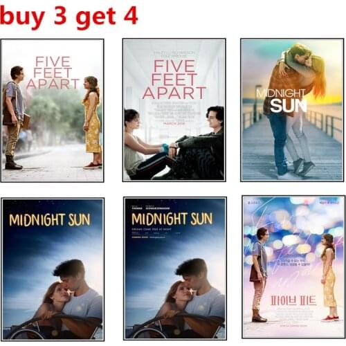 Five Feet Apart poster Midnight Sun posters wall stickers glossy paper clear image home decoration