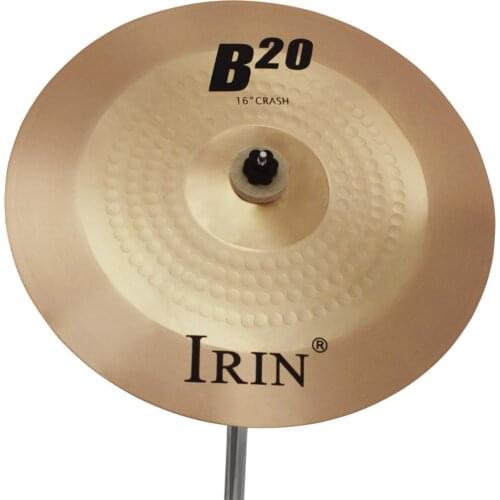 16 Inch B20 Cymbal Professional Portable High-precision Bronze Cymbal for Drum Set Percussion Instruments Players Beginners