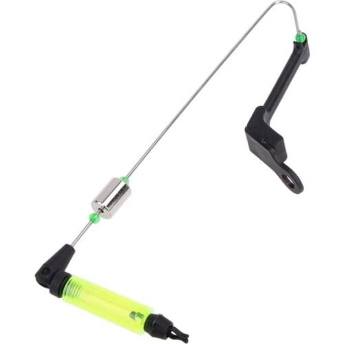 Professional Fishing Tackle Tools Fish Finder Accessories Mini LED Fishing Alarm Chain Adjustable Hanger Swinger Indicator Bite