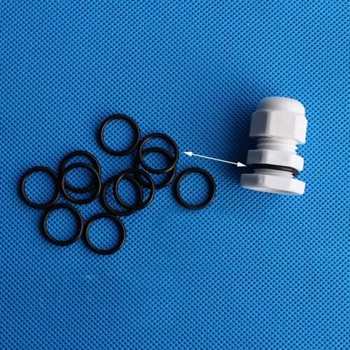 100PCS Grommet gasket for nylon wire cable connectors O type rubber seal rings PG7/PG9/PG11/PG13.5/PG16/PG19/PG21/PG25/PG29