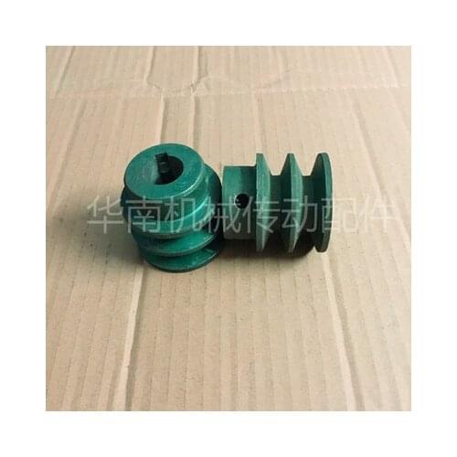 V-pulley A2 cast iron pulley cast iron pulley A-type double groove motor pulley inner hole 28 key 8