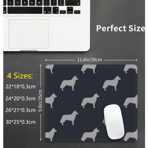 Siberian Husky Silhouette ( S ) Mouse Pad DIY Print Siberian Husky Husky Dog Pets Animals Silhouette