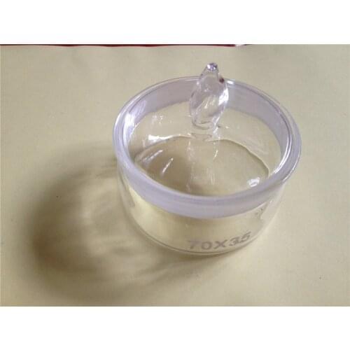 Glass Benzine Cup Clean Oil Wash Box for Watch Repair Part Tool Dia. 70mm