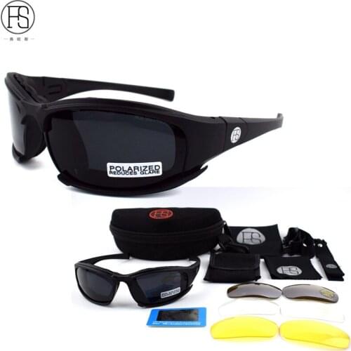 X7 Tactical Polarized Sunglasses 3Lens Men Sunglasses Military Man Army Bulletproof Outdoor Airsoft Hunting Shooting Goggles