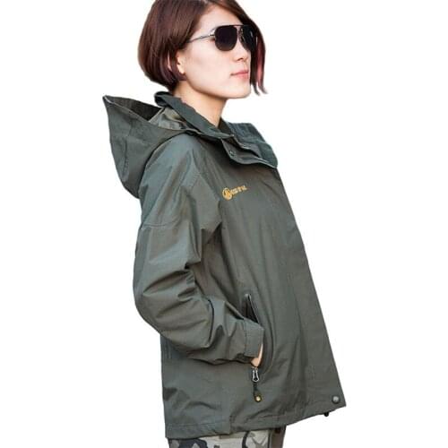 Upgraded Women Spring Winter Windbreaker Outdoor Camping Hiking Loose Coat Tactical Military Combat Training Windproof Jacket