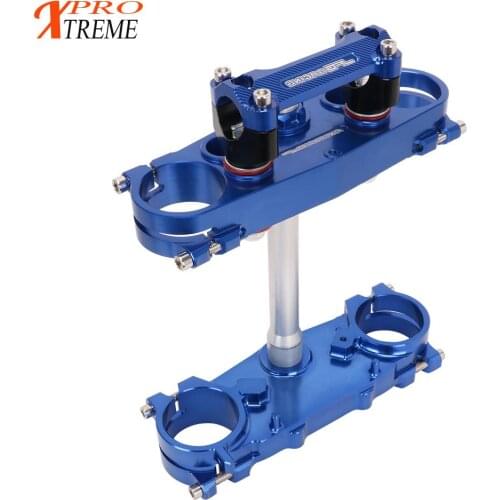 Upper Lower Triple Tree Clamps Steering Stem Handlebar Riser Mount Clamp For Yamaha YZ250 YZ450F YZ250FX YZ450FX WR250F WR450F
