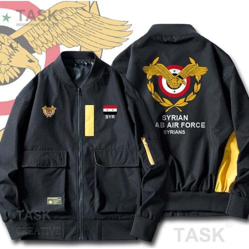 Military Army Jackets Air Force Syrian SYR Lightweight Camouflage Jacket Men Waterproof Men Flight Pilot Air Force Coat Casual