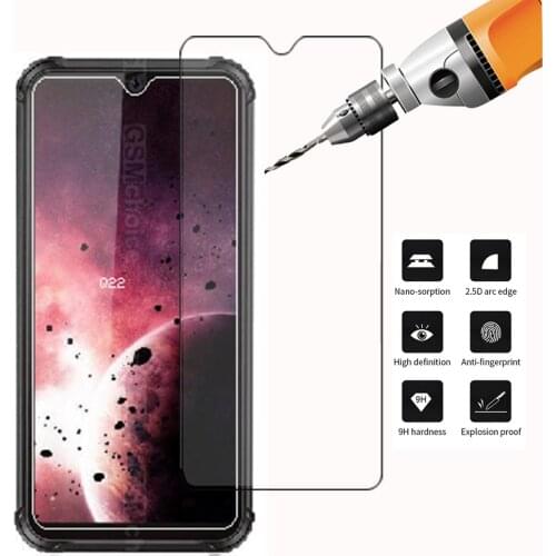 Tempered Glass For Oukitel WP6 7 Glass 9H 2.5D Protective Film Explosion-proof Clear Screen Protector Phone Cover