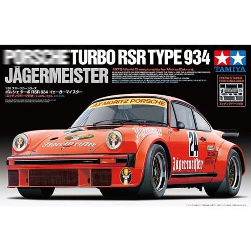 1/24 Tamiya Plastic Assembly Car Model Porsche Turbo RSR934 Race Car DIY Assembly Kit #24328