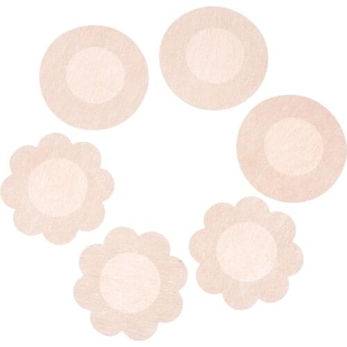 10pcs Womens Invisible Breast Stickers Chest Stickers Bra Lift Tape On Bra Nipple Nipple Covers Accessories