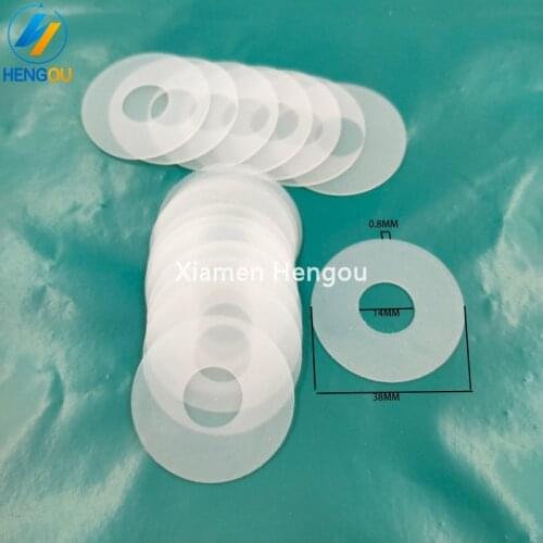 10 pieces offset rubber sucker size 38x14x0.8mm for printer machine parts, high quality