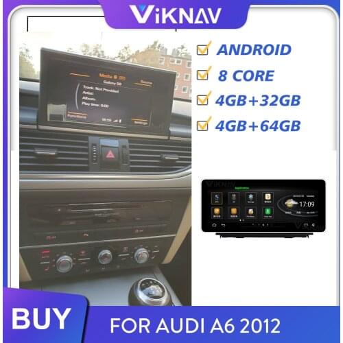2 din car multimedia player for audi A6 2012 android auto radio GPS navigation stereo receiver video player 2din autoradio