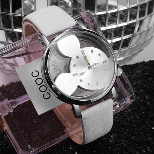 Montre Femme Top Brand Mickey Fashion Simple Women Watches Woman Ladies Casual Leather Quartz Watch Woman Clock gift Relogio