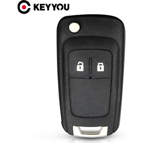 KEYYOU 10X 2 BT Car Key Shell For Chevrolet Cruze Epica Lova Camaro Impala Fit Astra J Corsa E Insignia Zafira HU100 Uncut