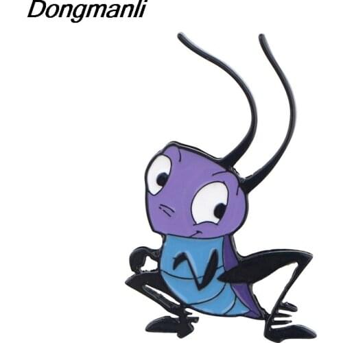 DZ47 Anime Cricket Metal Enamel Pins Brooches for Women Badge Lapel Collar Jewelry