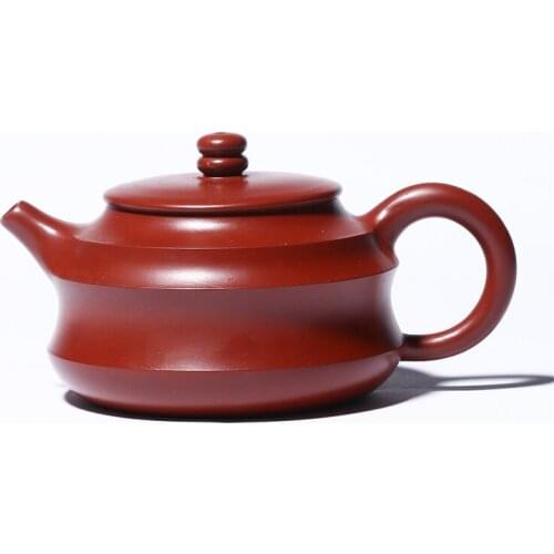Famous Purple Clay Pot Yixing Raw Mine Dahongpao Step By Step Climbing The Well Rail Creative Kung Fu Tea Set Household Teapot