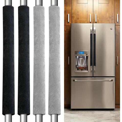 2022 Christmas Fridge Handle Covers Santa Claus Microwave Oven Dishwasher Door Handle Cover Xmas Christmas Party Decor