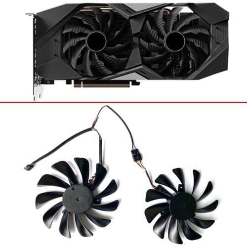 DIY 95MM PLD10010S12HH 4PIN RTX 2070 8G GPU Cooler Fan For Gigabyte RTX2070 GTX1660Ti GTX 1650 RTX 2060 2070 Card Cooling Fans