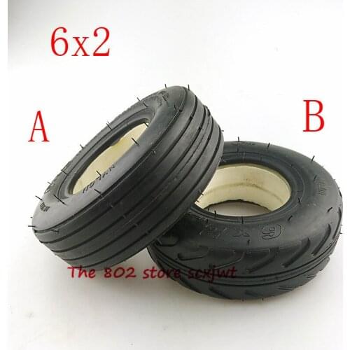 Newest 6X2 Solid tire Non-inflatable Electric Scooter Wheel Chair Truck Use 6 inchTyre fastwheel F0 Scooter Trolley Cart Tire
