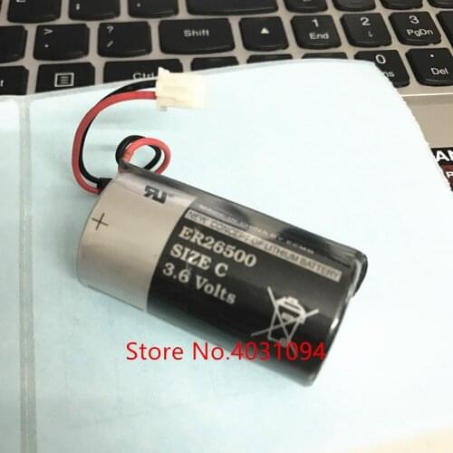 Brand new original lithium battery ER26500 3.6V9000MAH with plug ER26500M